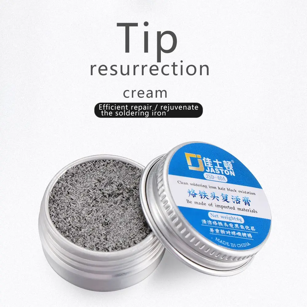 New Non-stick tin Clean Paste Resurrection Plaster Soldering Iron Tip Refresher Solder Cream