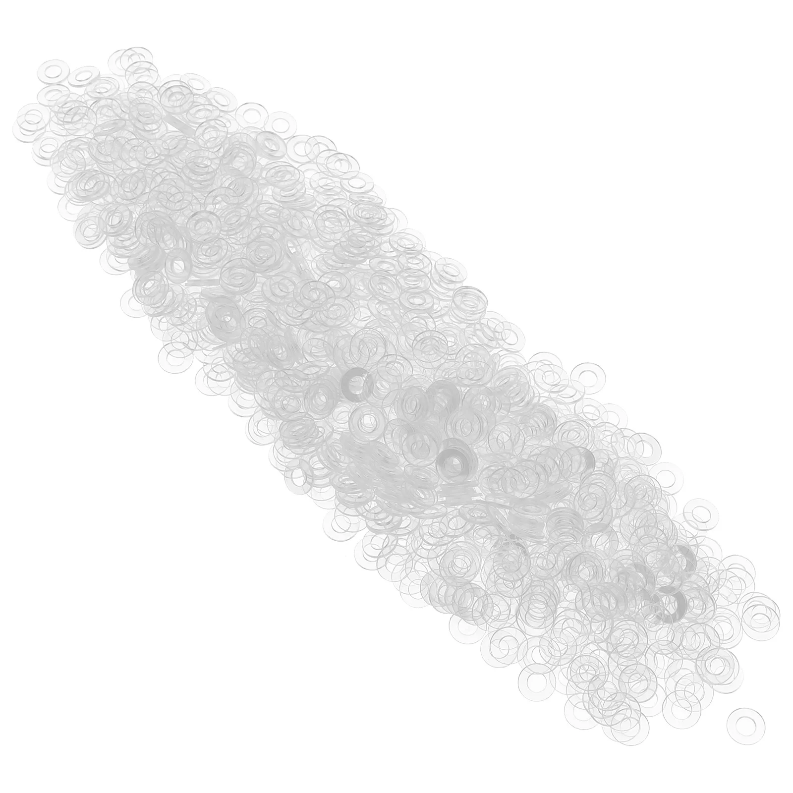 

2000Pcs Transparent Plastic Round Washer Clear Flat Washers for Shower Door Handle Plastic Spacer for Screws Waterproof Gasket