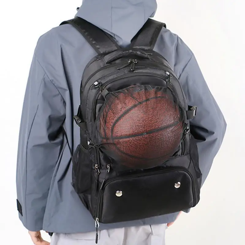 

Unisex Basketball Backpack Unisex Ball Organizer Bag Soccer Backpack With Shoe Carriage For Home Outdoor Sports Hiking