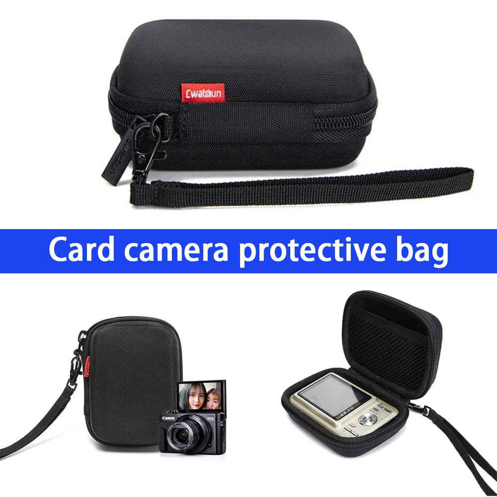 Portable Hard Shell Camera Bag Protective Case For Canon Sony ZV1 RX100 GoPro Hero 13 12 11 10 Drift Ghost XL Storage Handbag