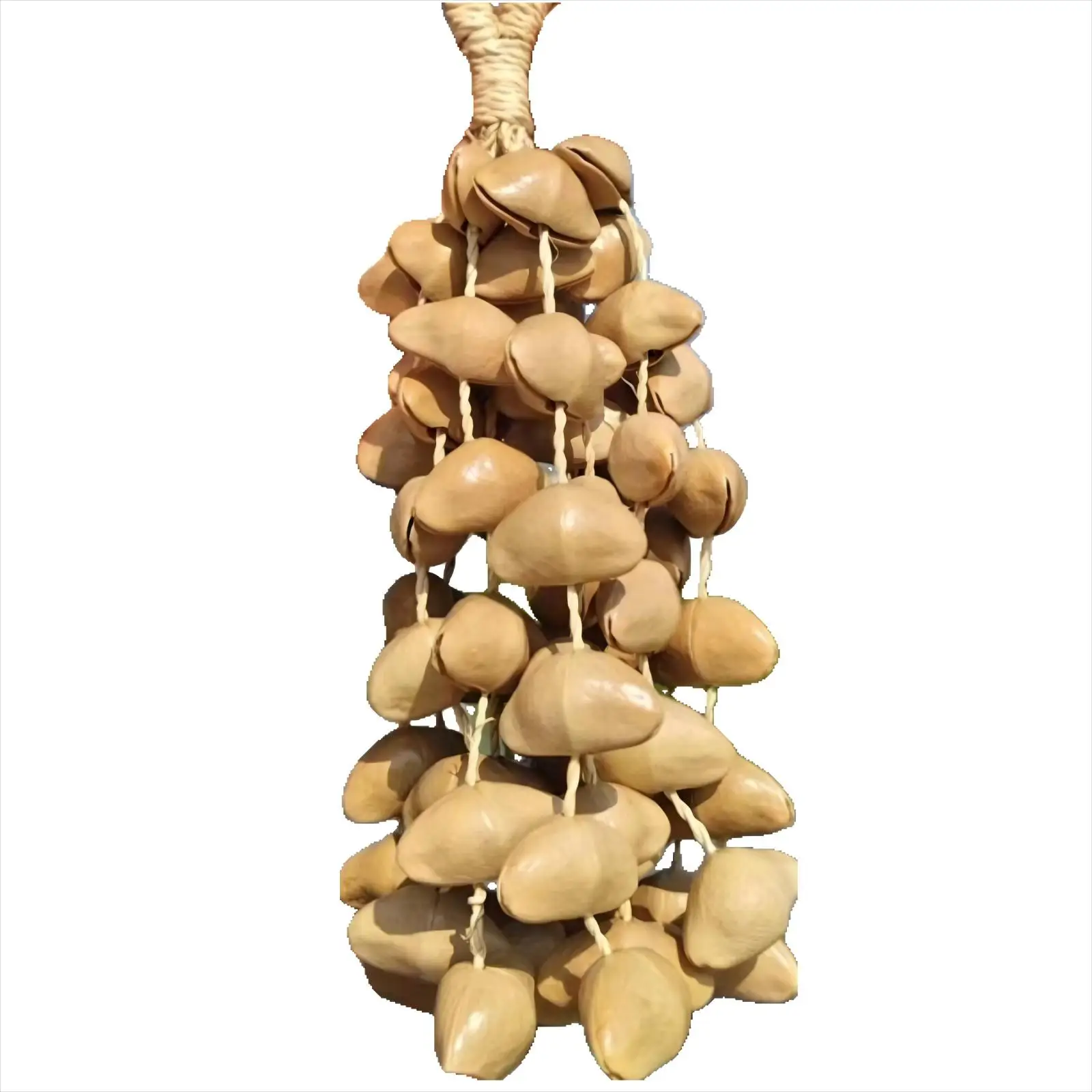 Natural Seed Shaker Rattle for Sound Therapy & Mindfulness. Handcrafted Percussion Instrument for Anxiety Relief and Relaxation