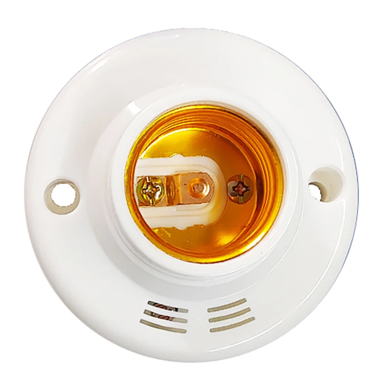 Household E27 Base PIR Motion Detector Wall Lamp Holder Socket LED AC220V Automatic Human Body Infrared PIR Sensor Bulb Light