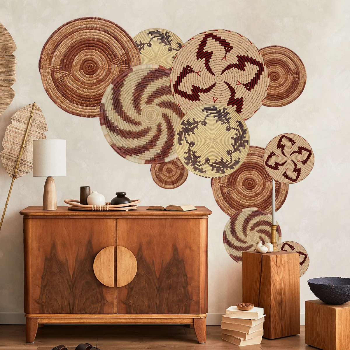 

A Set of 11 Decorative Wall Stickers Living Room Porch Background Decorative Stickers Self-adhesive