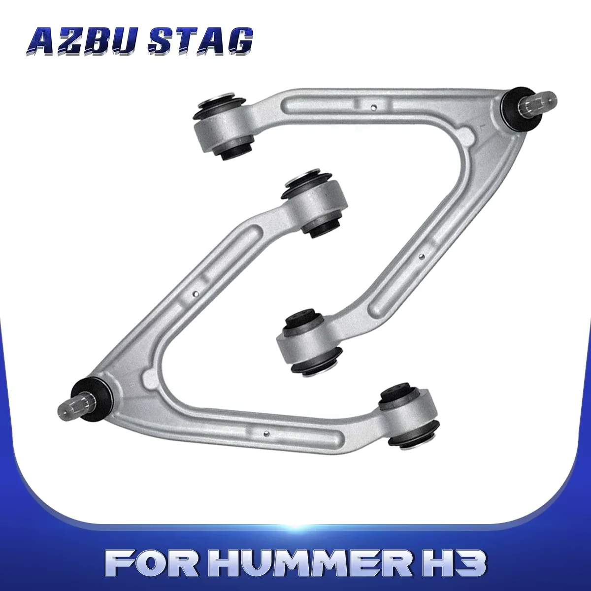 

AzbuStag Front Upper Suspension Left Right Control Arm Ball Joint 2Pcs Kits for HUMMER H3 H3T 2006 2007 2008 2009 2010 K621676