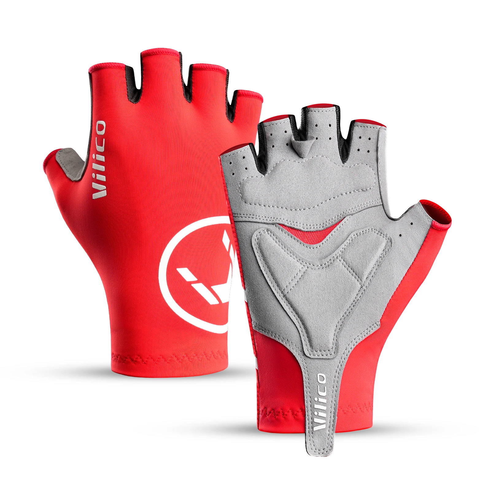 

Vilico Lightweight Half Finger Outdoor Cycling Gloves With High Elasticity Fabric For Cushioning Suitable For Multiple Senarios