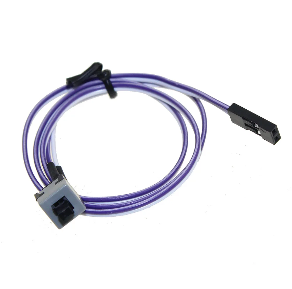 50PCS I/O Reset Motherboard Cable Desktop Computer PC Case POWER Button SW Switch Power Cord  Re-starting  