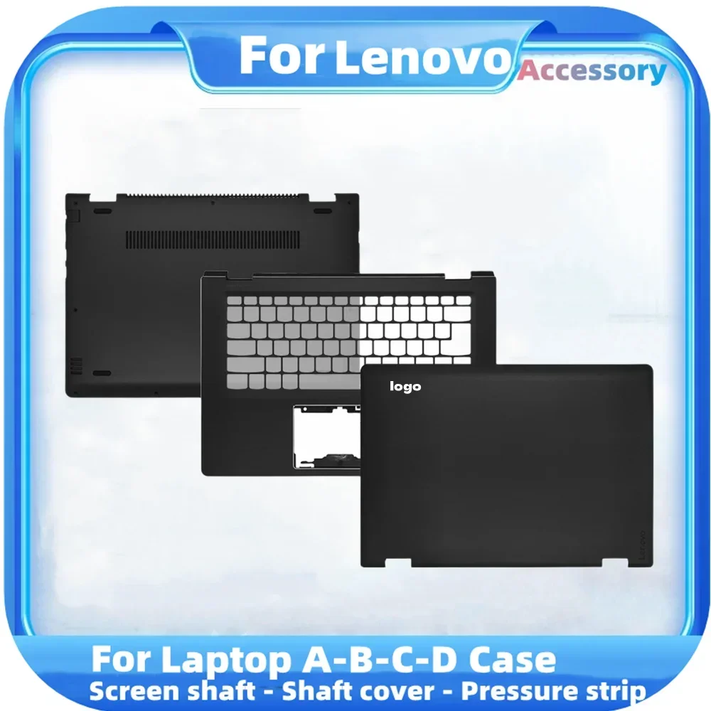 

NEW LCD Back Cover For Lenovo YOGA 510-14 510-14ISK FLEX4-14 Flex 4-1470 Series Palmrest/Bottom Case Cover Black