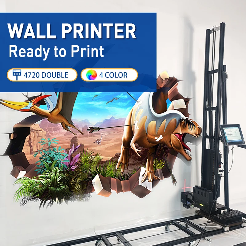 TH-UP900A  High-Resolution Wall  Printing Machine 3D UV Wall  Inkjet Printer Factory Wall Mural Printer