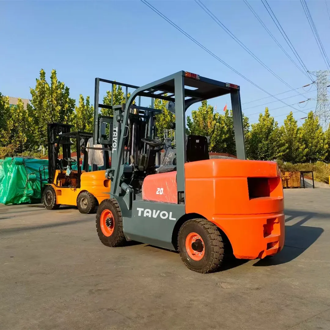 Forklift Brake Booster Front End Fork With Log Fork Integrated And 2 Stages Mast