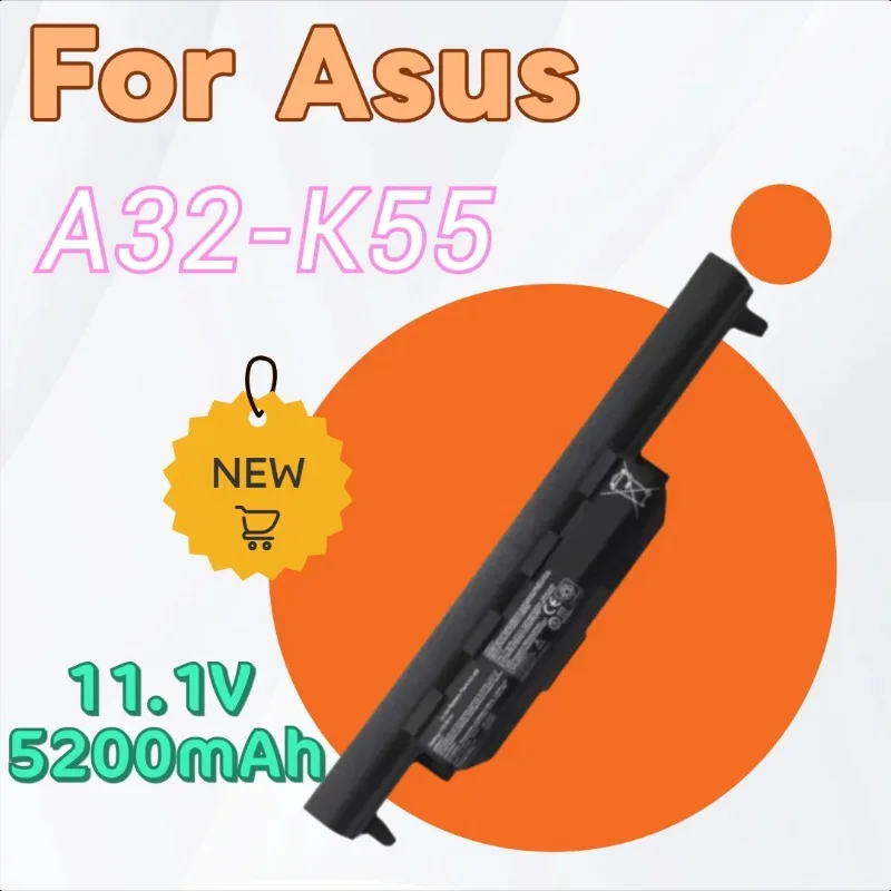 

Новый сменный аккумулятор для ноутбука 11,1 В 5200 мАч A32-K55 для Asus A45 A55 A55A A75 A75A K45 K45V K55 K55A K75 X45VD X55VD X85V R400