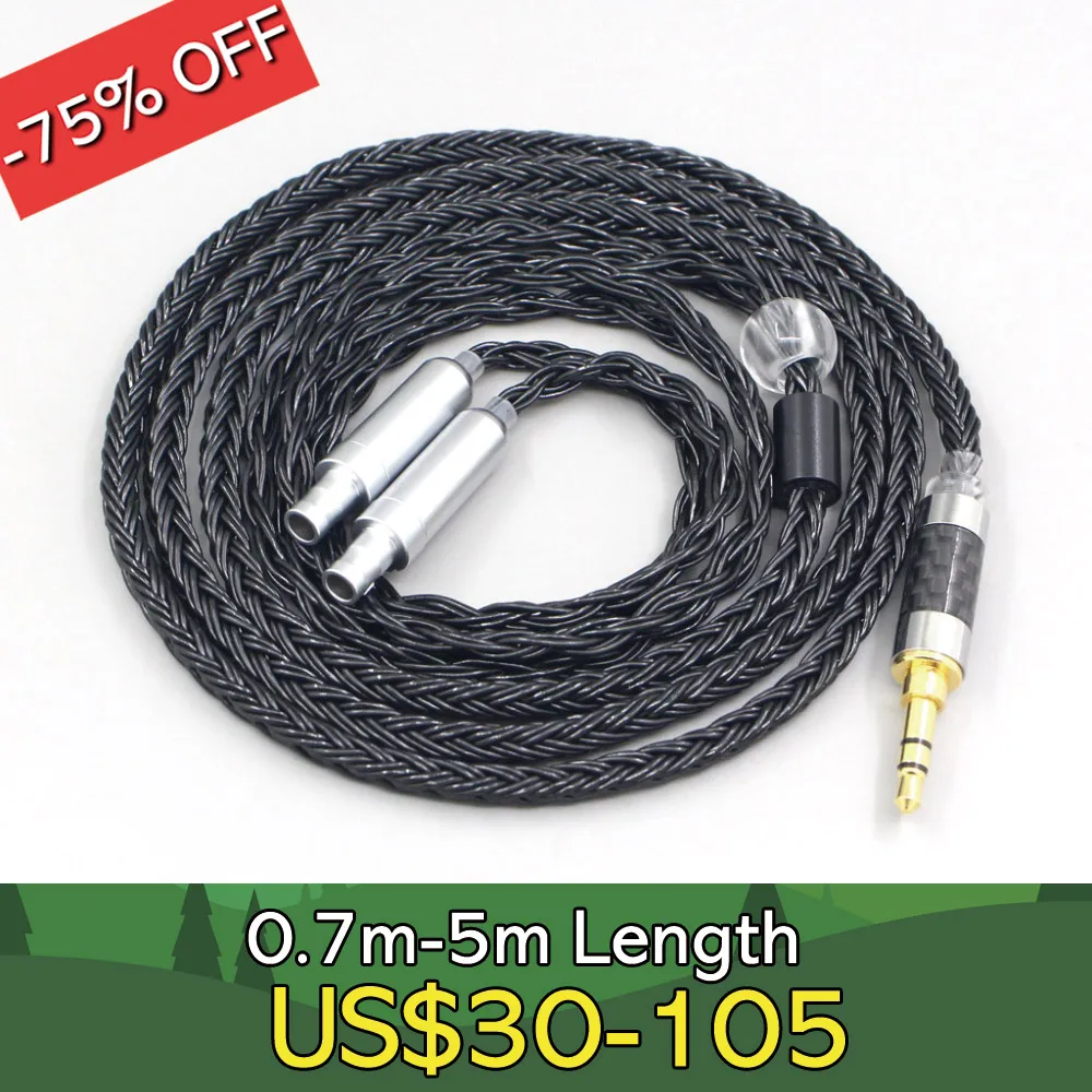

16-ядерный 7N OCC черный кабель для наушников Sennheiser HD800 HD800s HD820s HD820 Enigma acucs Dharma D1000 наушники LN007401