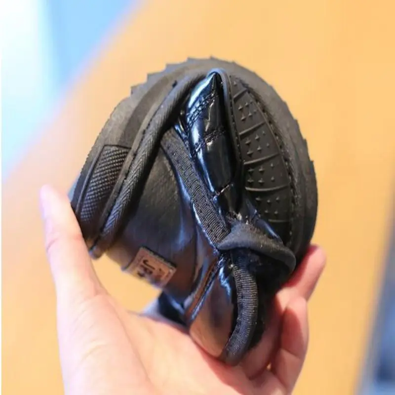 Botas de neve impermeáveis infantis, Antiderrapante, Pelúcia, Quente, Garoto, Menina, Bebê, Inverno, Novo, 2022, 26-37