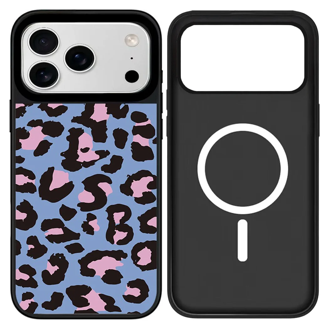 

Cactus Leopard Mirror Surface Cover for iPhone 12 13 14 15 16 17 Pro Max 17 Air Case - Protective Magnetic Case