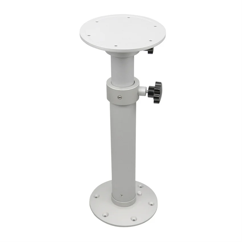 450-690mm Adjustable Table Pedestal Detachable Table Stand Leg Base Mount Frame Aluminum Alloy Table Base Kit for RV Boat Yacht