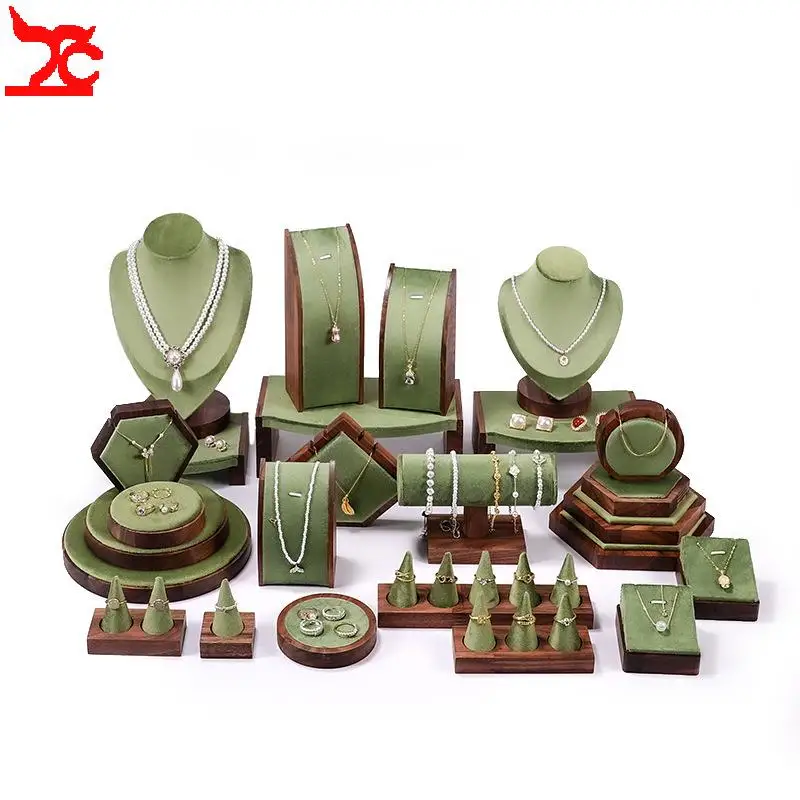 Vintage Jewelry Display Stand Necklace Storage Model Photo Frame Necklaces Earrings Storage Stand Decorations Props