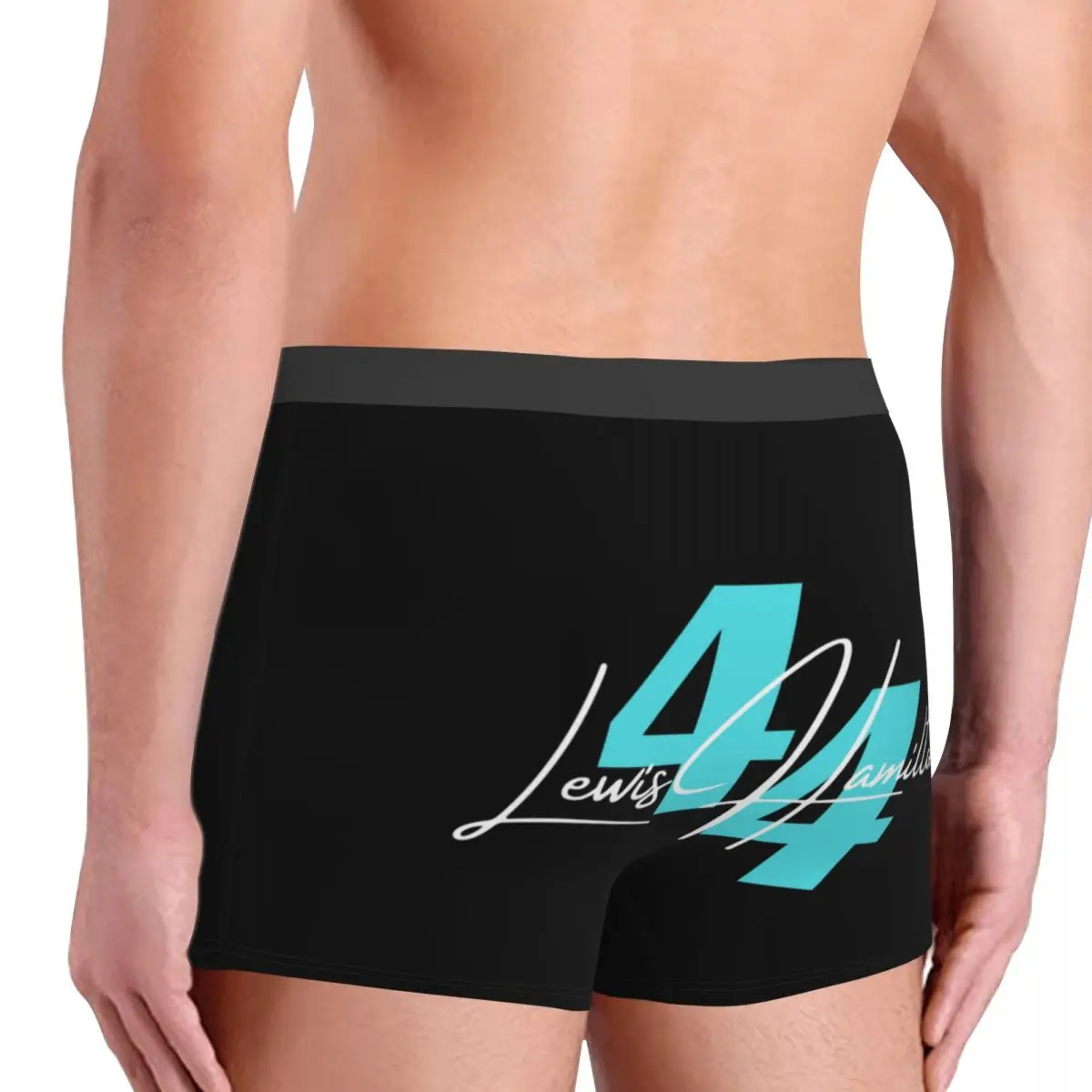 Calzoncillos Bóxer personalizados para hombre, ropa interior transpirable con 44 números, ideal para carreras de coches