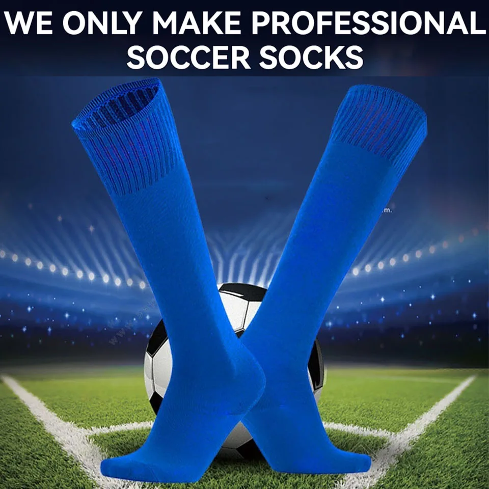 LOOGDEEL Long Tube Football Socks Towel Bottom Adult Anti Slip Sweat Absorbing Sports Thick Men Children High Tube Soccer Sock