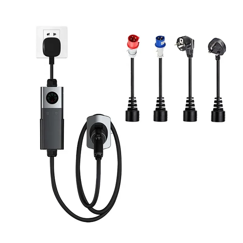 Electric Outdoor Portable Fast Car Charging For Home Use AC Supply Electric Vehicle Charger Station