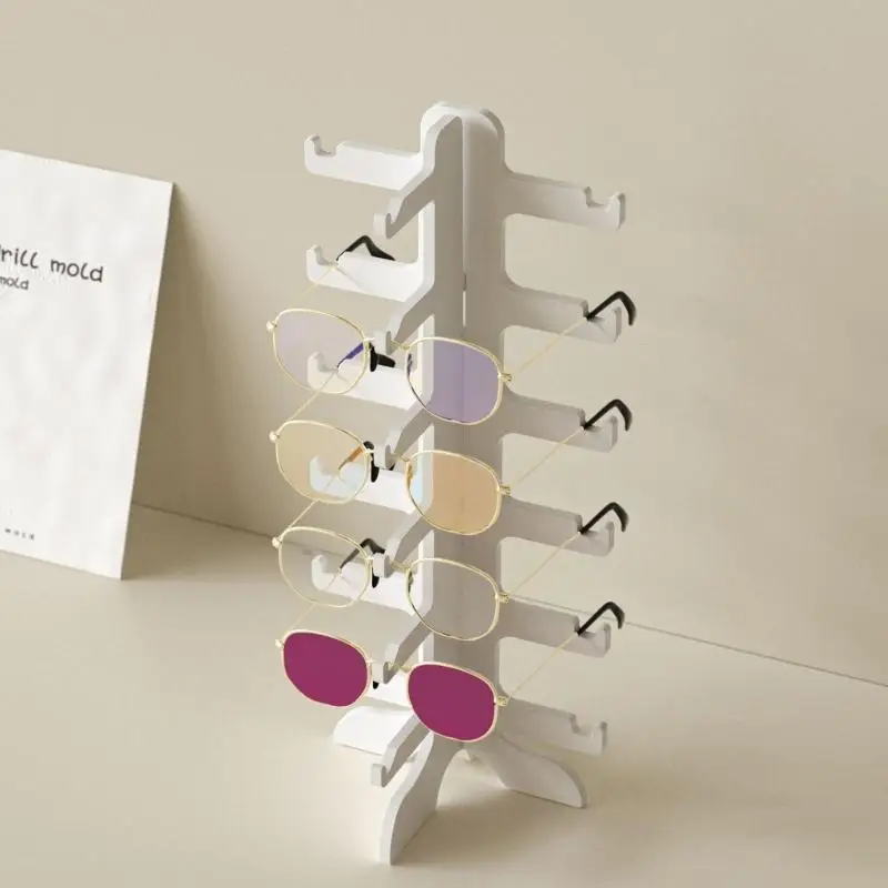  Eyeglass Rack Silicone Mold Space Efficient Sunglasses Rack Display Stand Mould For Professional Shops Use
