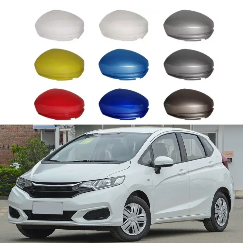 For Honda Fit Jazz Shuttle GK5 2014-2018 2019 2020 Car Wing Door Side Mirror Cap Shell House Outside Rearview Mirror Cover Lid