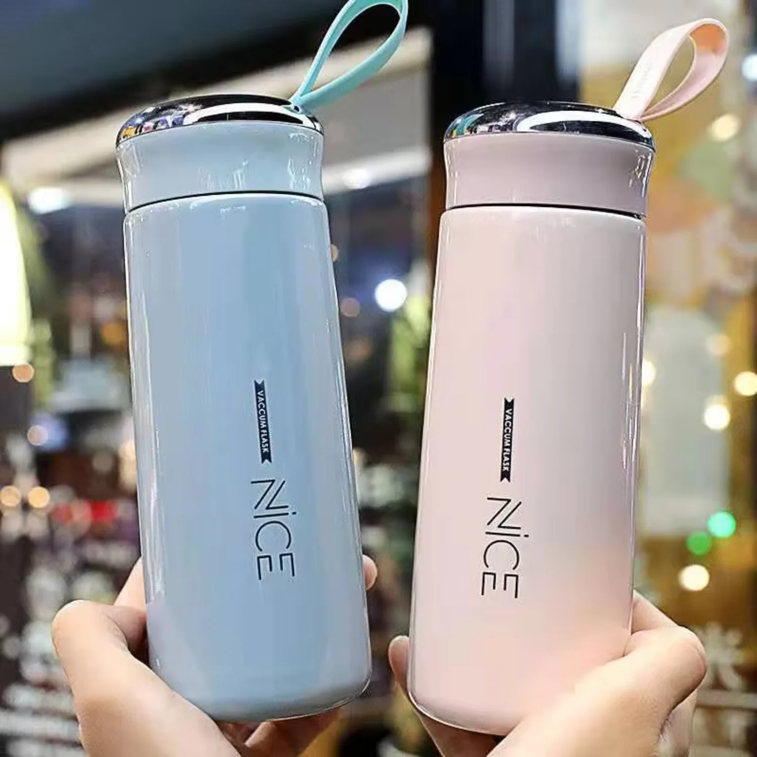 

hot sale creative fashion thermos cup new arrival logo stainless steel cup high temperature resistance vacuum cup