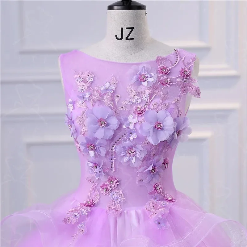 Nuevos Vestidos dulce vestido de fiesta Vestidos de quinceañera Lucury apliques vestido de fiesta elegante vestido Formal de regreso a casa personalizado