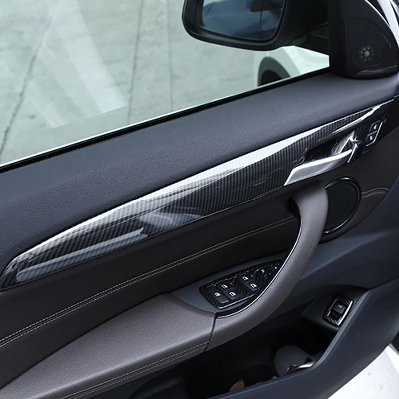 

Внутренняя дверная панель, дверная ручка, крышка дверной чаши, защитная накладка, наклейки для BMW X1 F48 X2 F47 2016-2019, аксессуары для интерьера