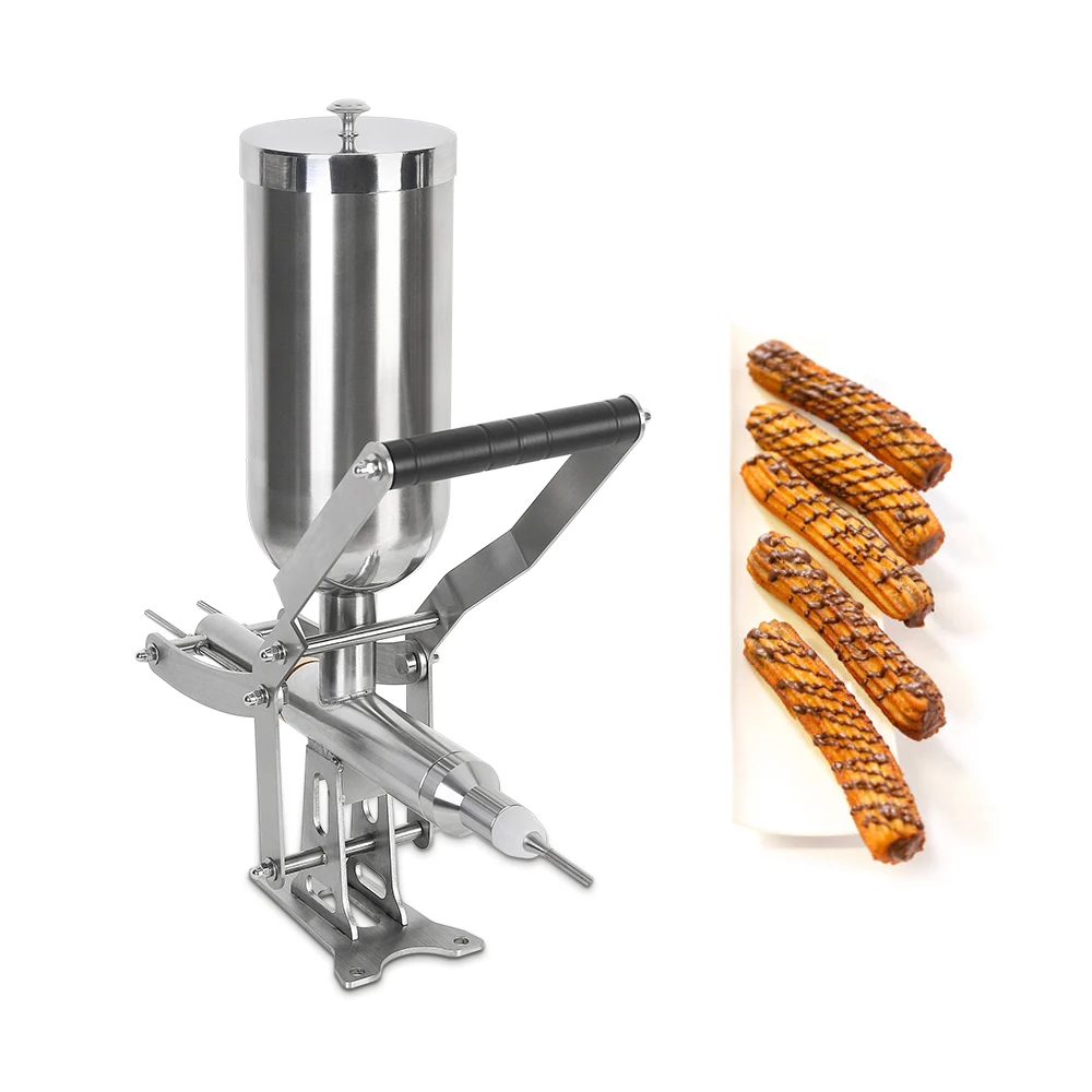 

5L Manual Spanish Churros Filler Churro Filling Machine Stainless Steel Churros Filling Machine Manual Filling Machine