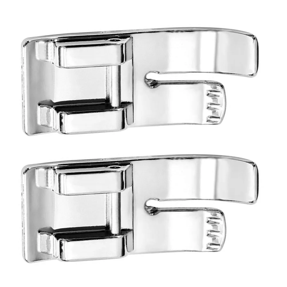 

2pcs Straight Stitch Presser Foot For Sewing Machine Multifunctional Durable Sewing Patchwork Quilting Presser Feet Accessories