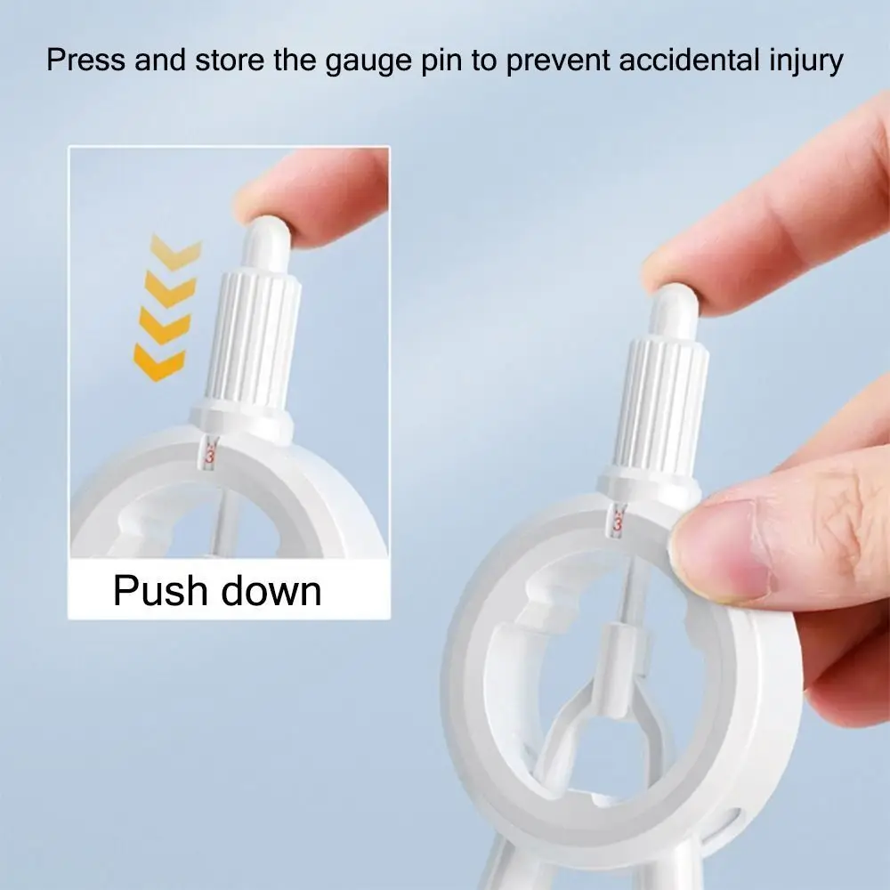 شاشة ديجيتال الطلاب البوصلة الأبدية قلم رصاص الملء الصحافة نوع الرسم البوصلة 1-13 سنتيمتر القطر الأبيض الهندسة البوصلة #1