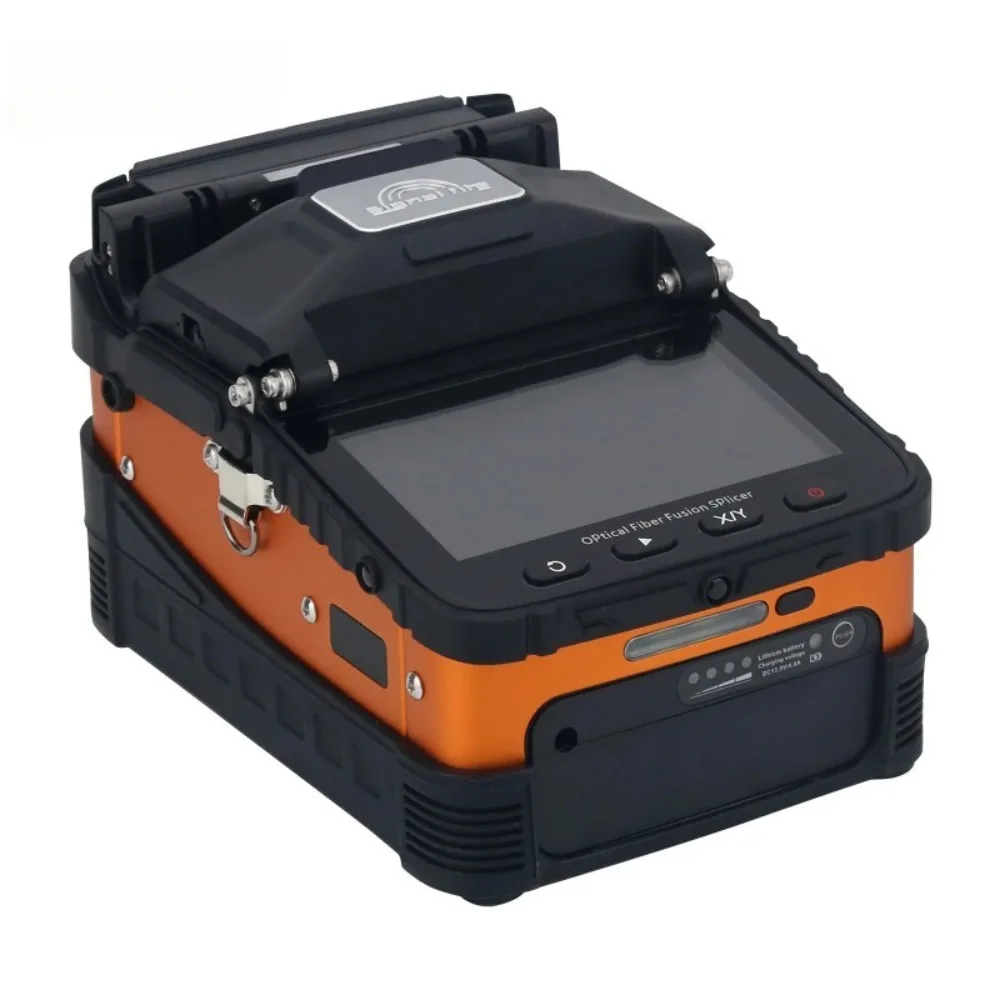 

AI-5Pro Optical Fiber Fusion Splicer 6-Motor Auto Focus 8s Splicing with 5-inch Color Screen for Security Monitoring Projects