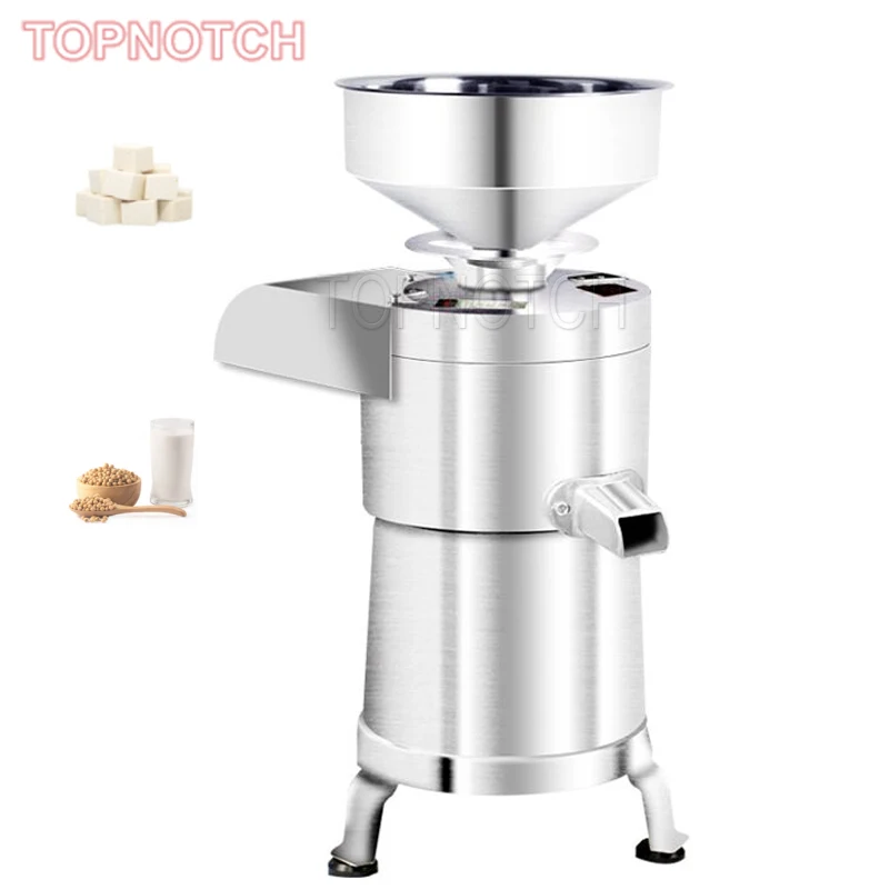 750W Soybean Milk Grinder Commercial Soy Bean Milk Grinding Grinder Milll Machine Slag Pulp Separator Machine