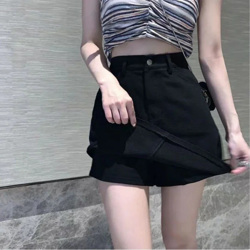 Skirts Women Hotsweet Simple Irregular Fashion Casual Summer Mini Ins Streetwear Temper Charming Harajuku Empire Korean Style