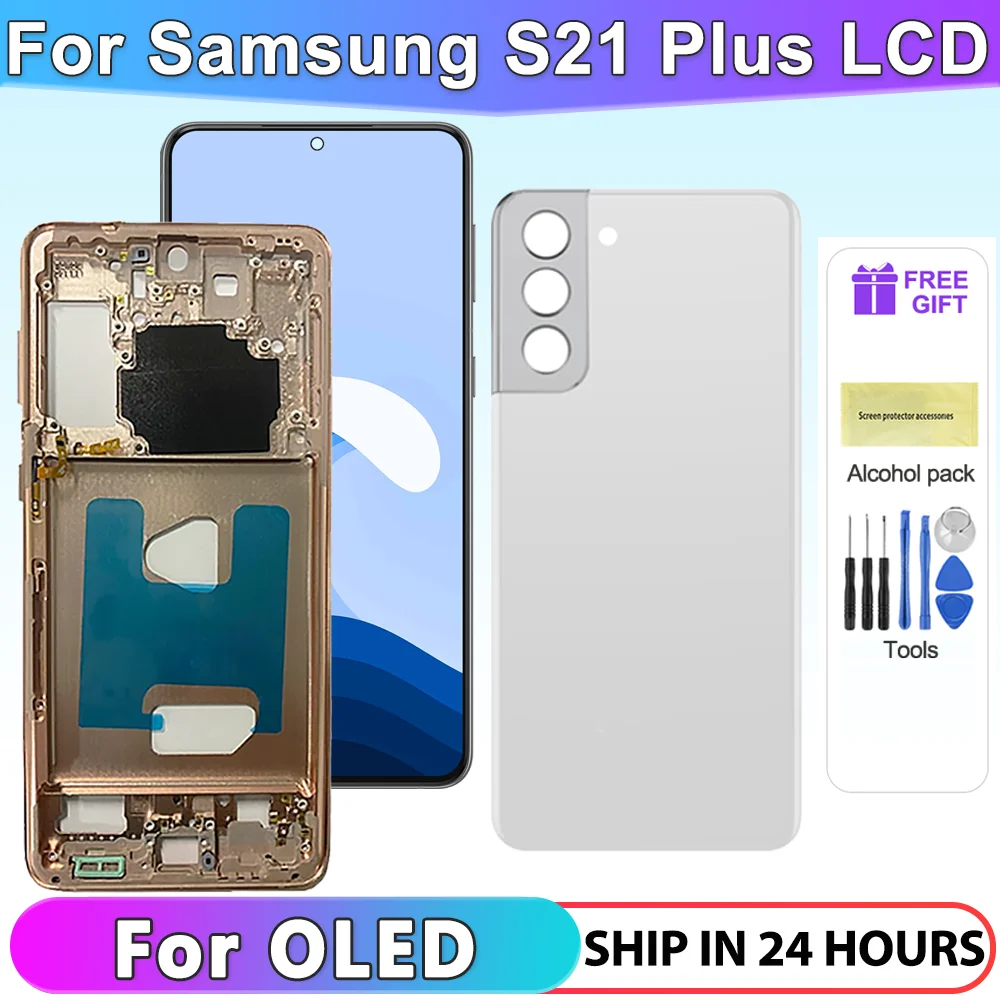 

OLED for Samsung Galaxy S21 Plus Lcd G996B G996U with Frame Display Touch Screen Digitizer Samsung s21Plus LCD G996 G9960 G996F