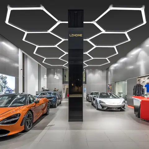 8 best sales led garage hexagonal - №5