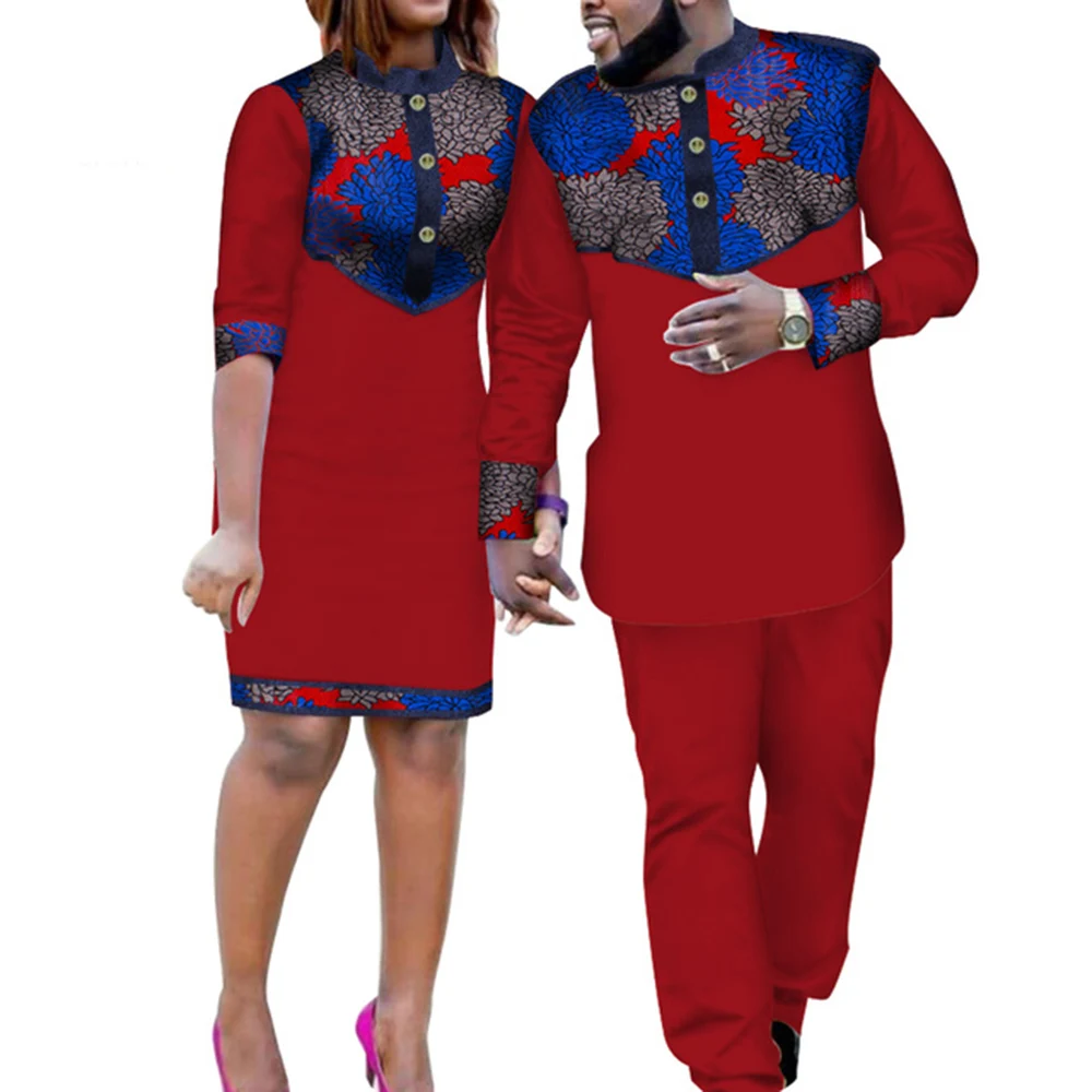 2023 New Men Sets And Women's Clothing For The Wedding Summer Traditional African Clothing Couples Matching Clothing 5xl