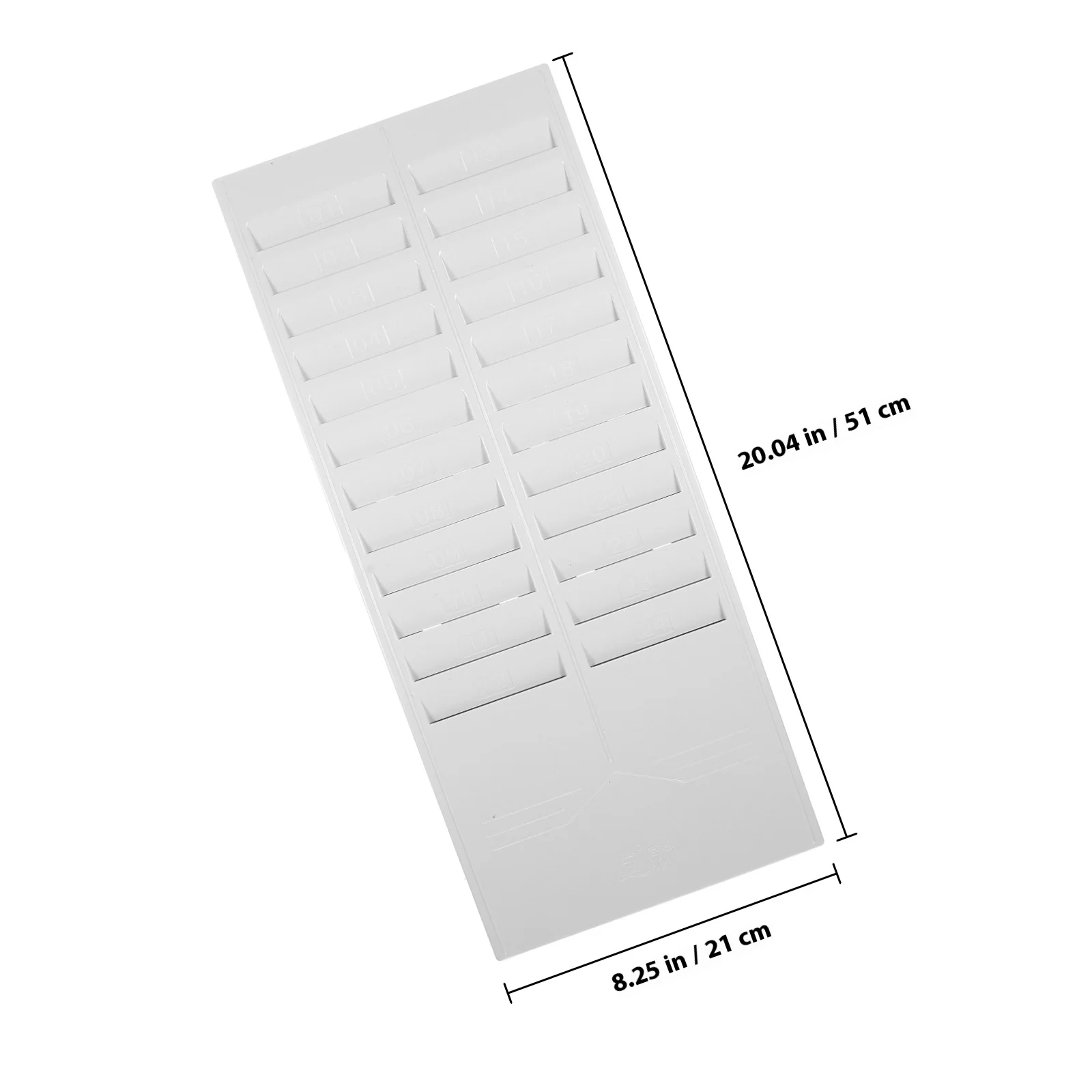Wall Mounted Attendance Cards Shelf Retractable Time Cardholder Office Document Rack Time Cardholder Cards Holder