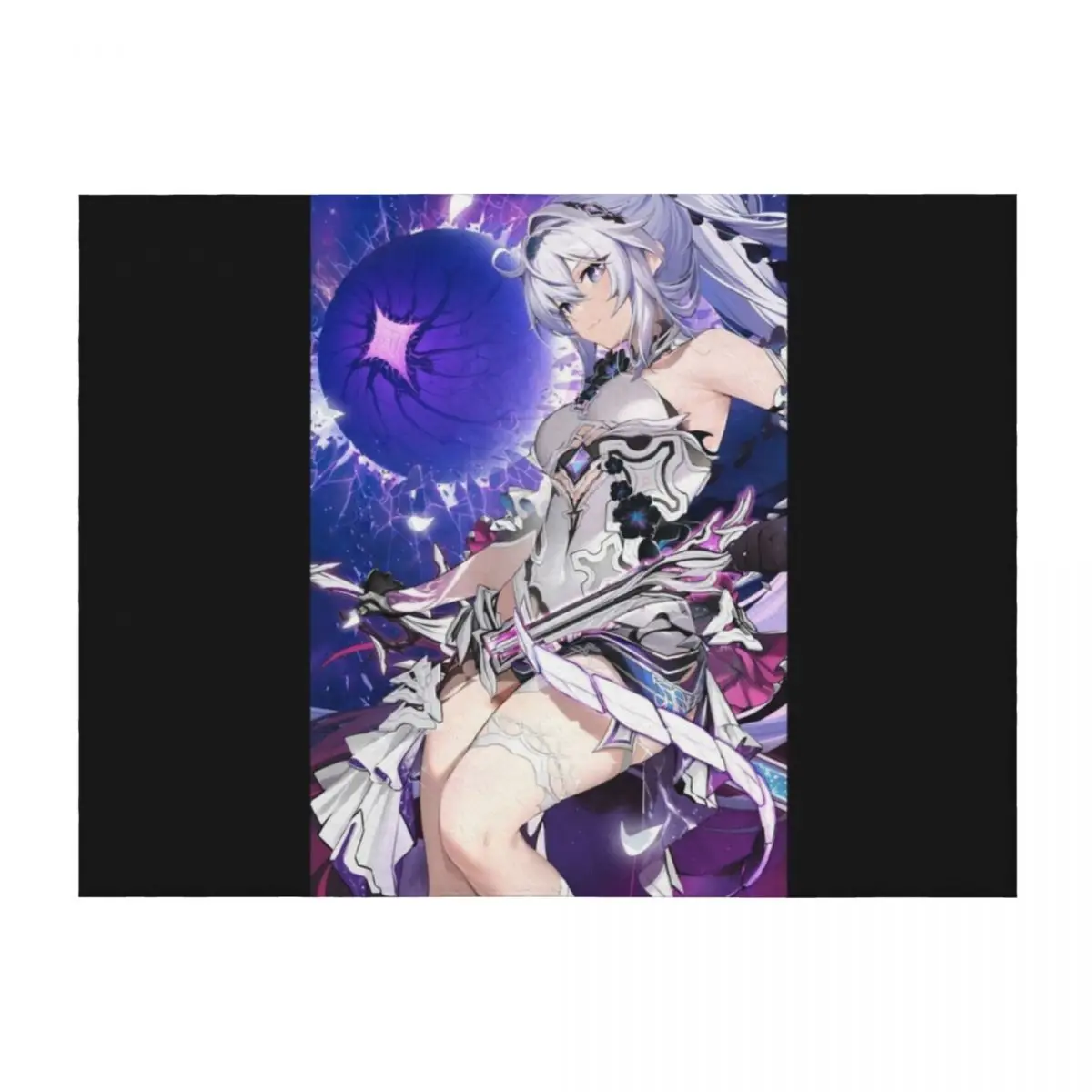 

Kiana Kaslana - Honkai Impact Throw Blanket Furrys Plush Sleeping Bag Thermal Blankets
