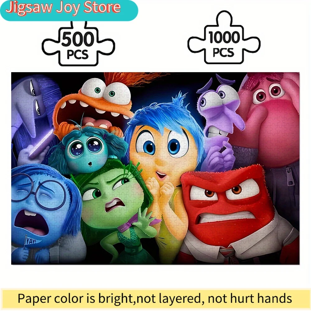 

Деревянный пазл «Внутри и снару» — утолщенная головоломка для снятия стресса с яркими дизайнами персонажей, идеально подходит для...