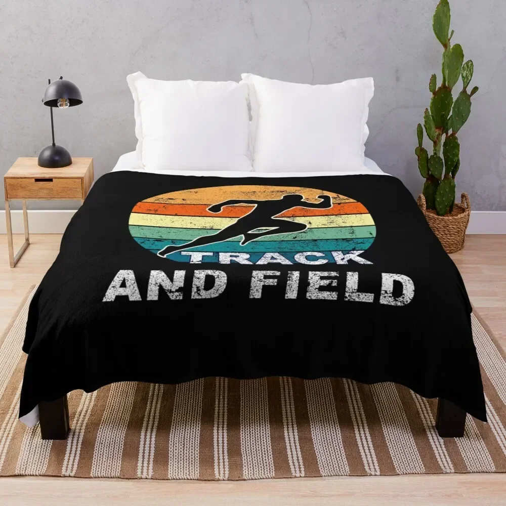 

Track and field / track & field funny / Running Motivation Throw Blanket Soft Warm Blanket Gift for Men Women Adults