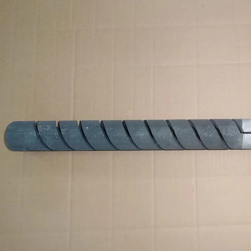 High temperature 1600C double helix silicon carbide heater for industrial zirconia sintering furnace