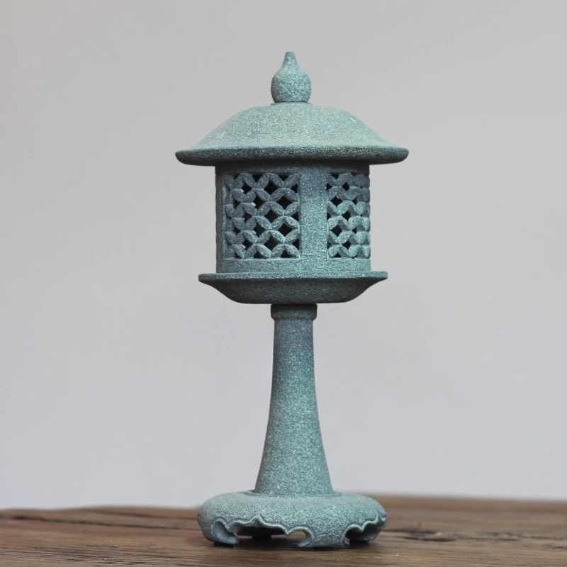 

Stone carving small palace lantern Zen cultural and play ornament home decoration collection