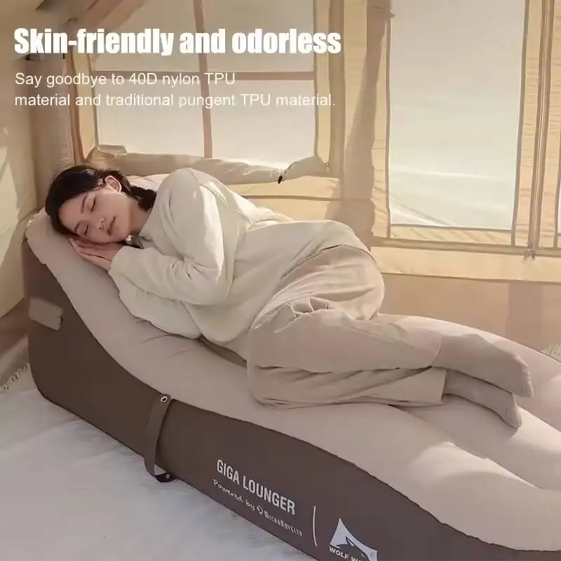 Automatic Sofa Outdoor Camping Portable Cushion Bed Lazy Nap Home Inflatable Mattress Air Recliner