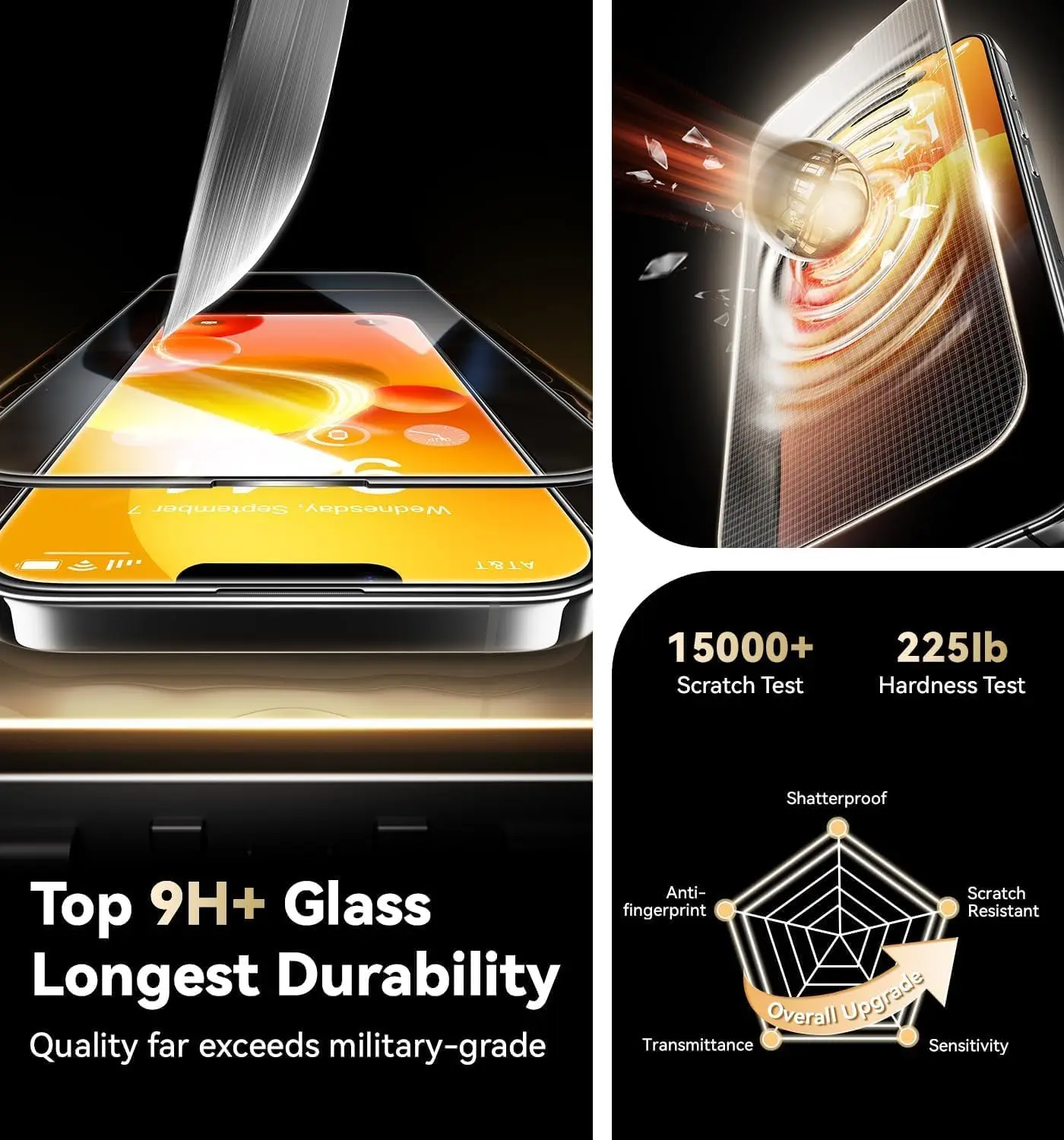 2Pcs Tempered Glass For iPhone 14 15 16 Plus 13 12 11 Pro Max Mini XS Max X XR Screen Protector Dust Free Lnstallation With Easy image 3