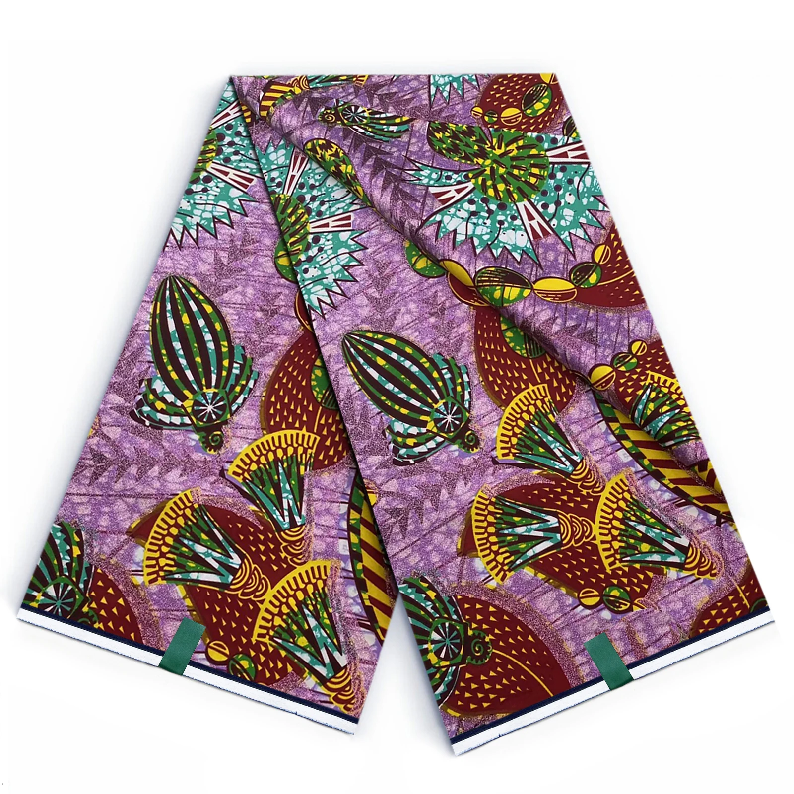 Grand Super 100% Cotton African Wax Fabric High Quality Wax Print Ankara Fabric For Sewing 6yards Women Fabric ZW7