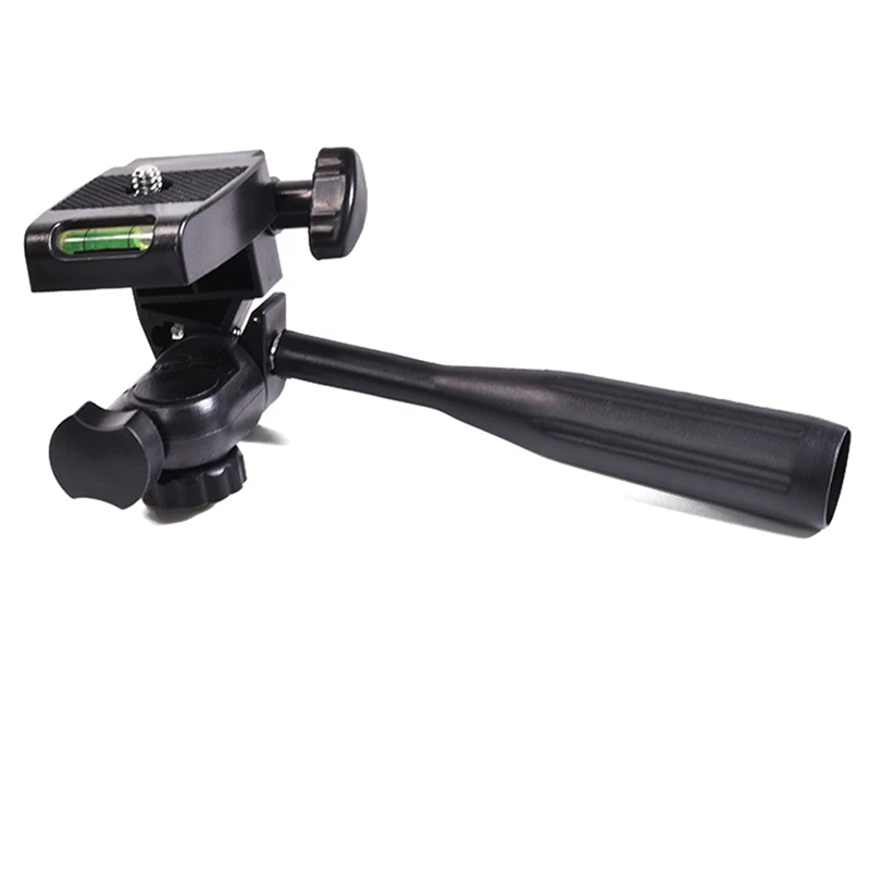 3D PTZ Camera Tripod Mobile Phone Live Broadcast Stand Adjustable Light Bracket Handheld Cardan Joint 1/4 Interface Tripod Head