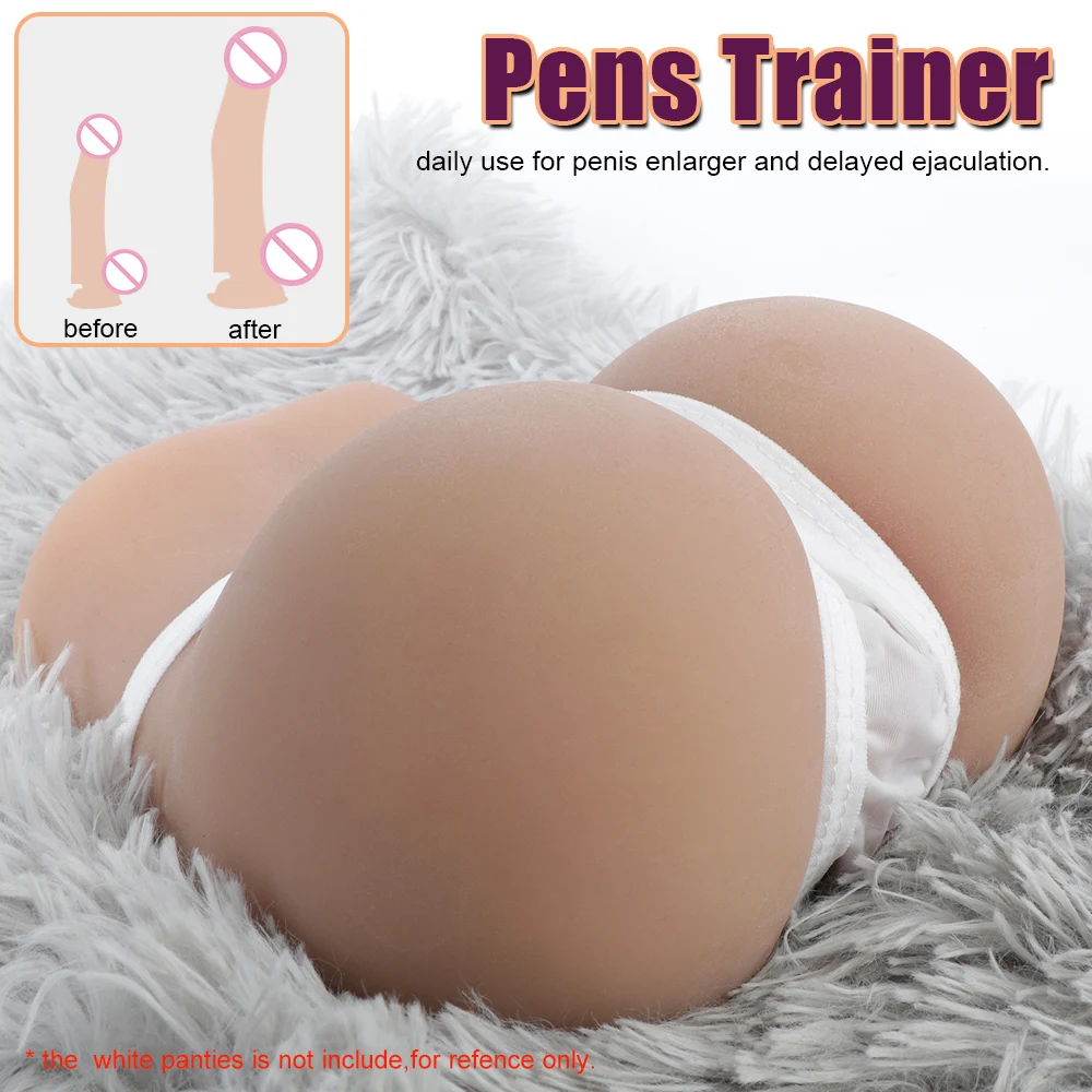 1250g Artificial Vaginal For Men 18 Real Pussy Glans Sucking Penis Enlarger Exerciser Big Ass Lifesize Sex Toys Male Masturbator