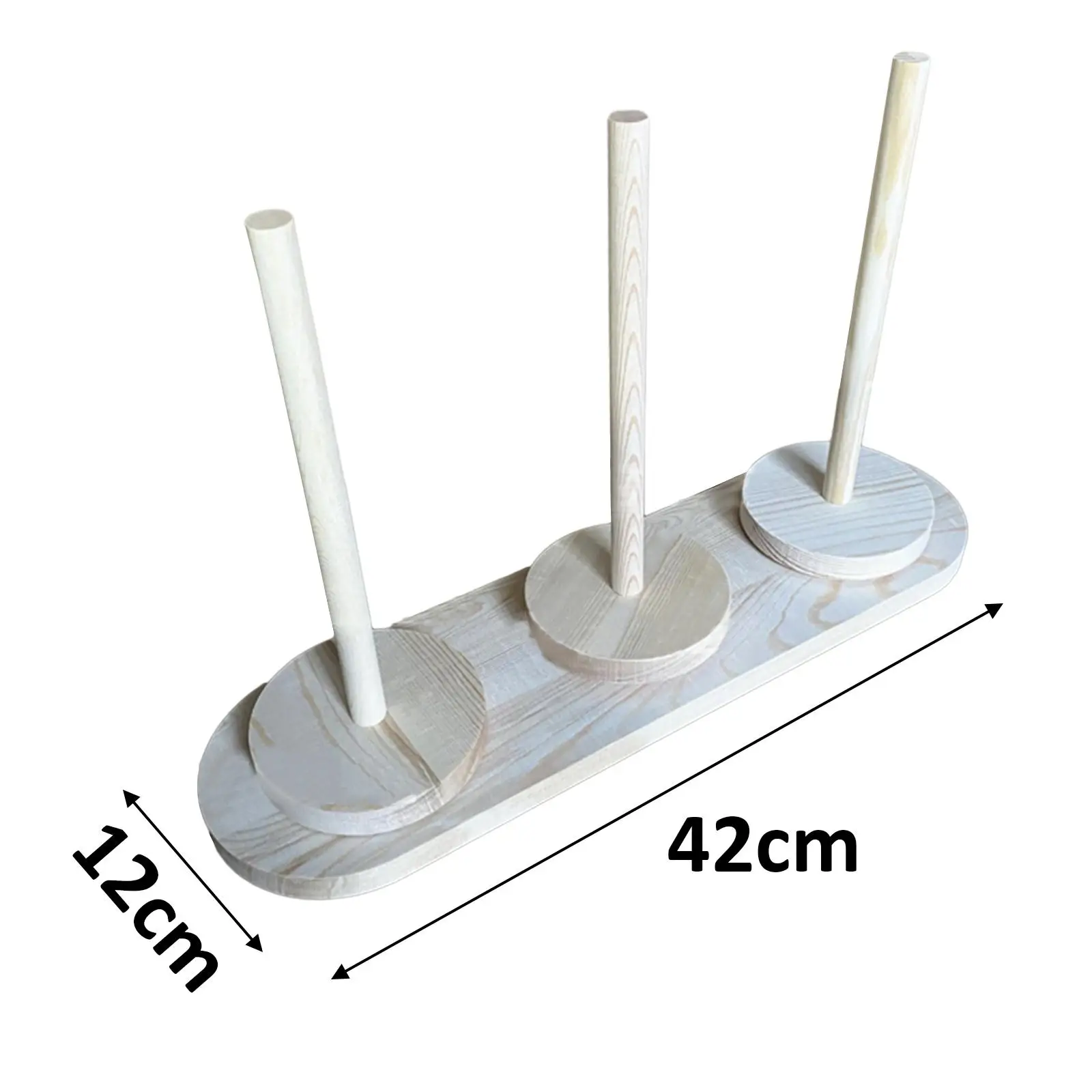 Yarn Holder Presents Portable Sewing Accessory Wooden Roll Paper Towel Holder