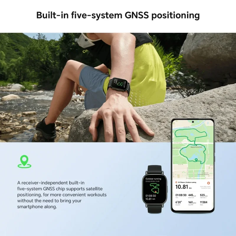 Xiaomi Redmi Watch 5 Lite Global Version 1.96 \'\'AMOLED Screen Bluetooth GNSS 150 + Sports Modes Blood Oxygen 18 Days Battery