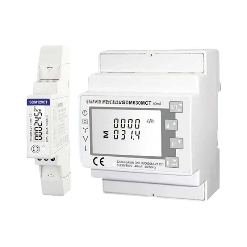 

Growatt Smart Meter Three Phase Four Wire Din Rail Energy Meter Modbus Rtu Remote Reading AMR Smart Communication RS485
